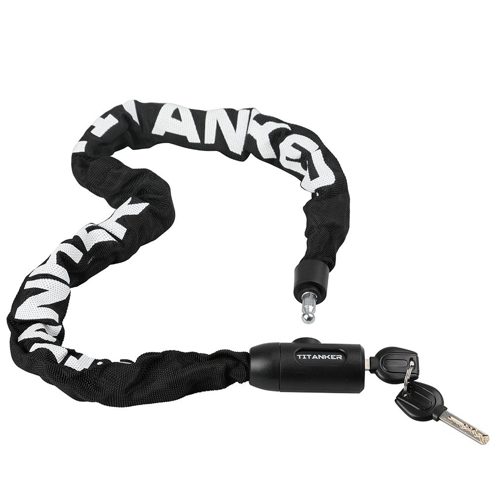 Titanker Bike Chain Locks, Heavy Duty Anti-Theft Bicycle Chain Lock with  Keys – Titanker Official