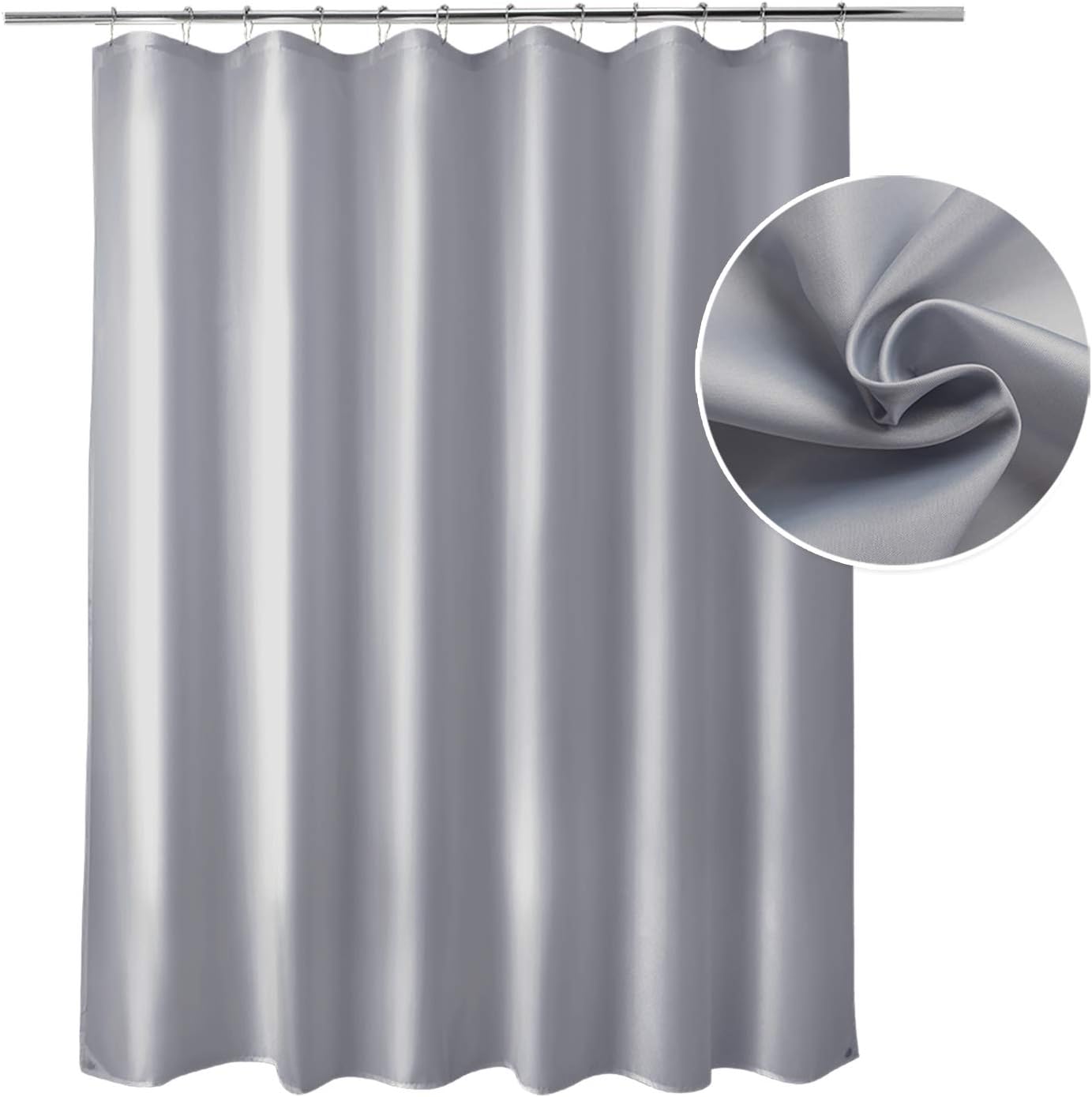 Titanker Fabric Shower Curtain Liner Washable, with 2 Magnets – Titanker  Official